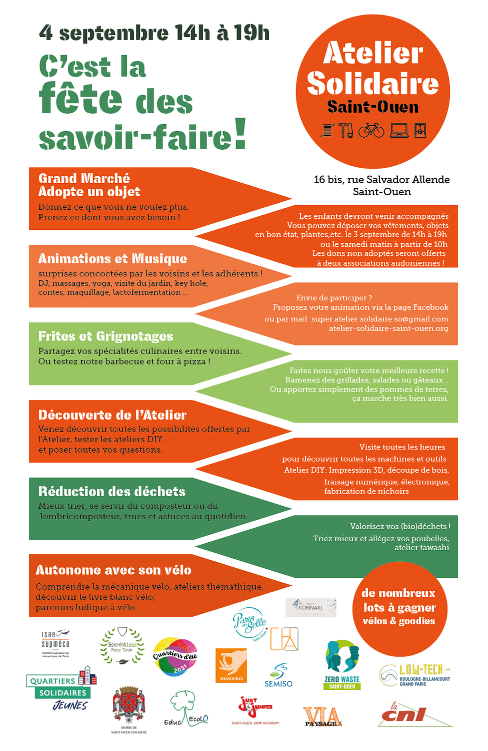 Fête des savoir-faire ce samedi 4 septembre 2021.