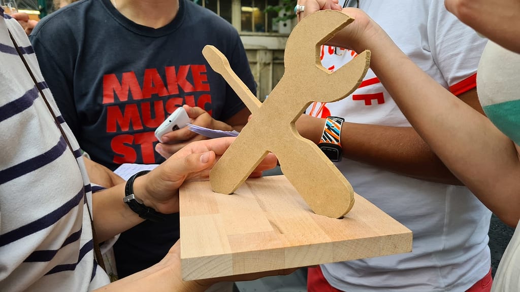 Trophée réalisé à la cnc